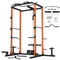 VANSWE Home Gym Power Rack Orange (2023 Updated Version)