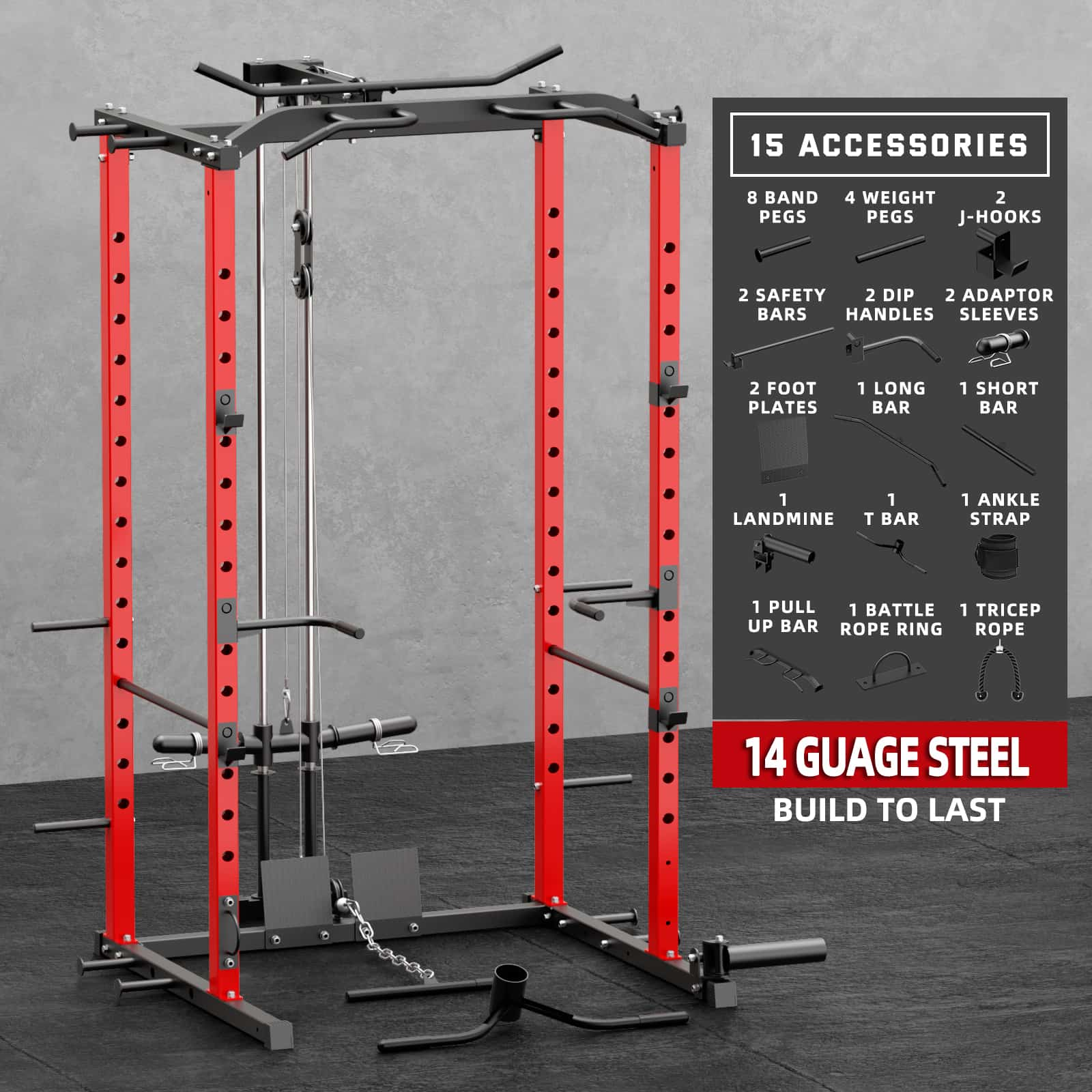 VANSWE Power Cage - Red