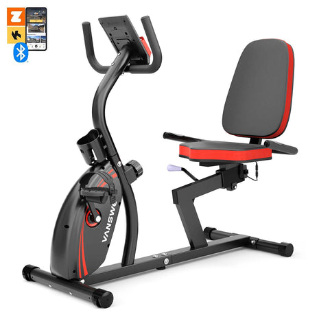 Vanswe Red Recumbent Bike