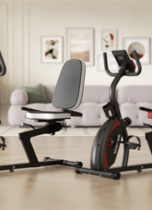 VANSWE  Recumbent Exercise Bike| Silver