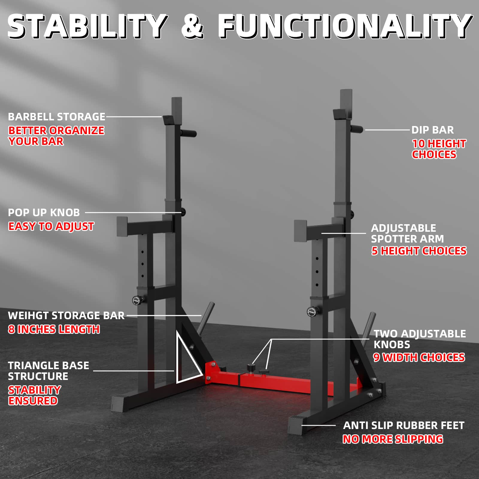 VANSWE SR003 Squat Rack